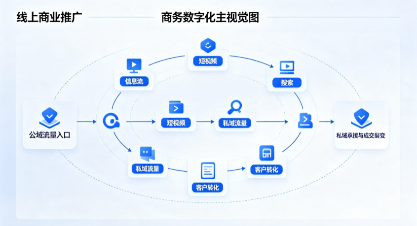 九龙坡区线上商业推广怎么做？全域流量闭环搭建与低成本转化实战指南